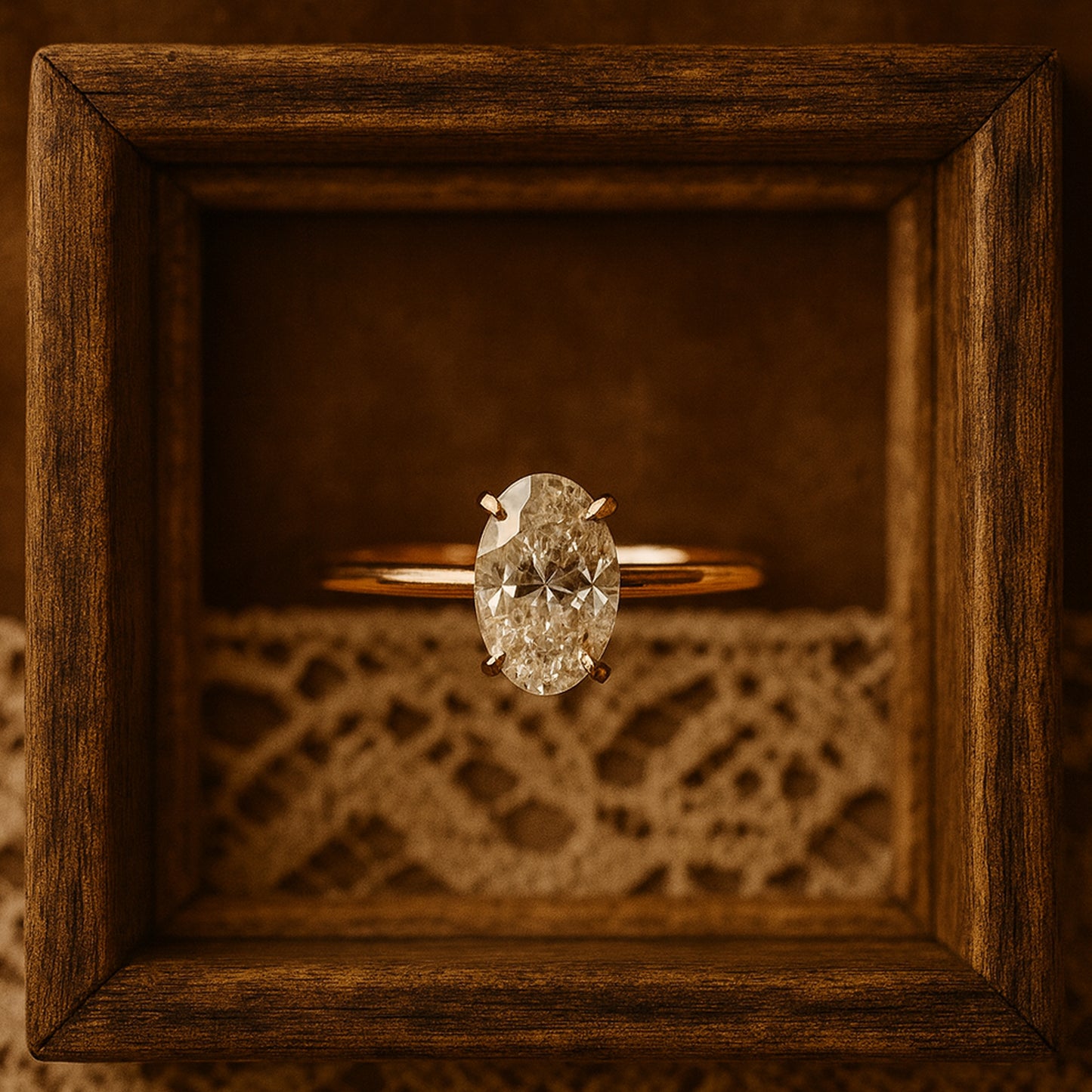 Stunning Moissanite Engagement Ring For Women With Oval Cut Stone That Radiates Brilliance And Classic Beauty