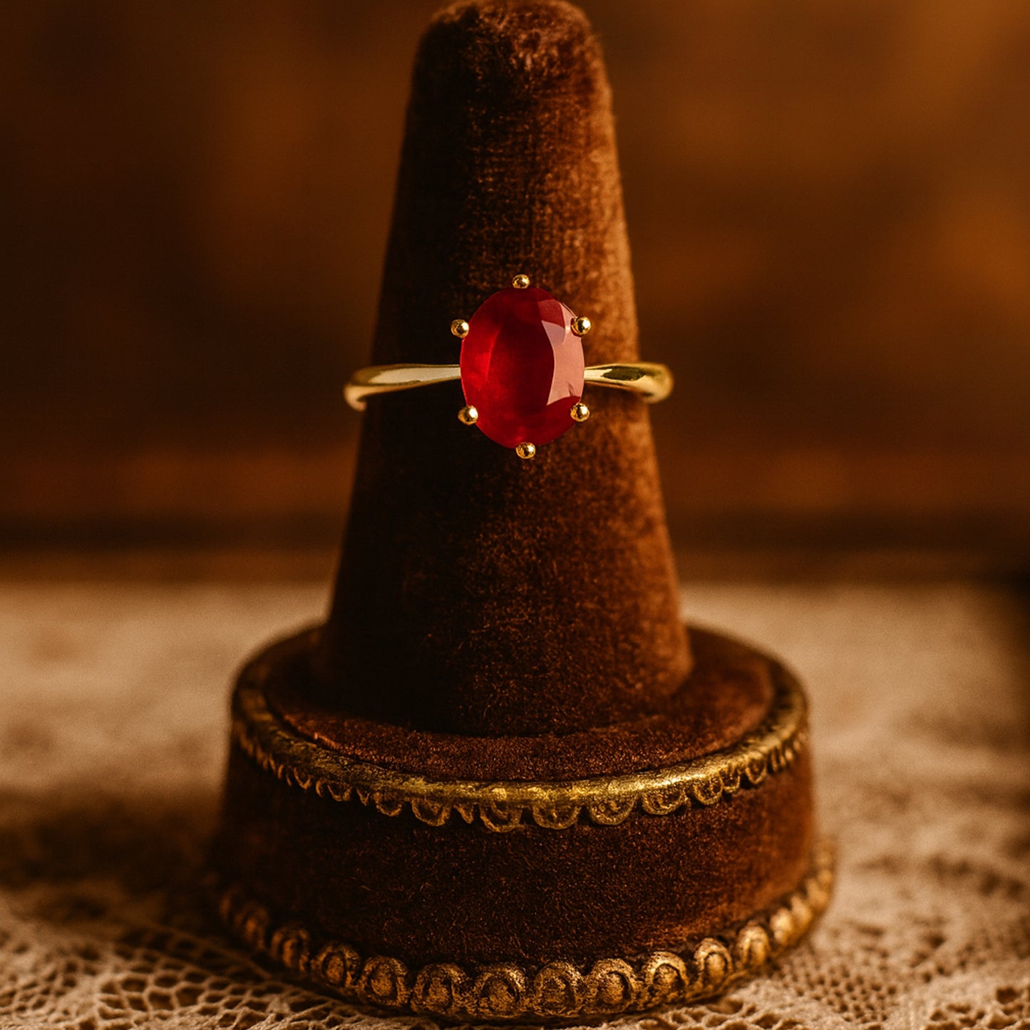 January Birthstone Ring Perfect for Stacking Anniversary or Engagement Gift