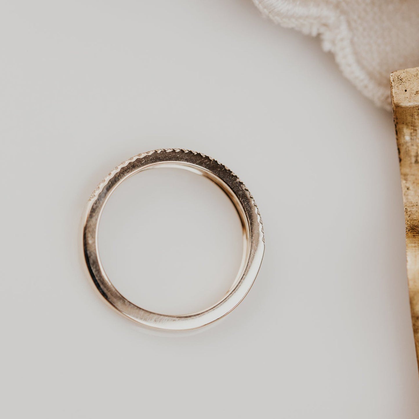 Elegant Baguette Diamond Eternity Ring, Three Row Wedding Band Fine Jewelry With Timeless Sparkle