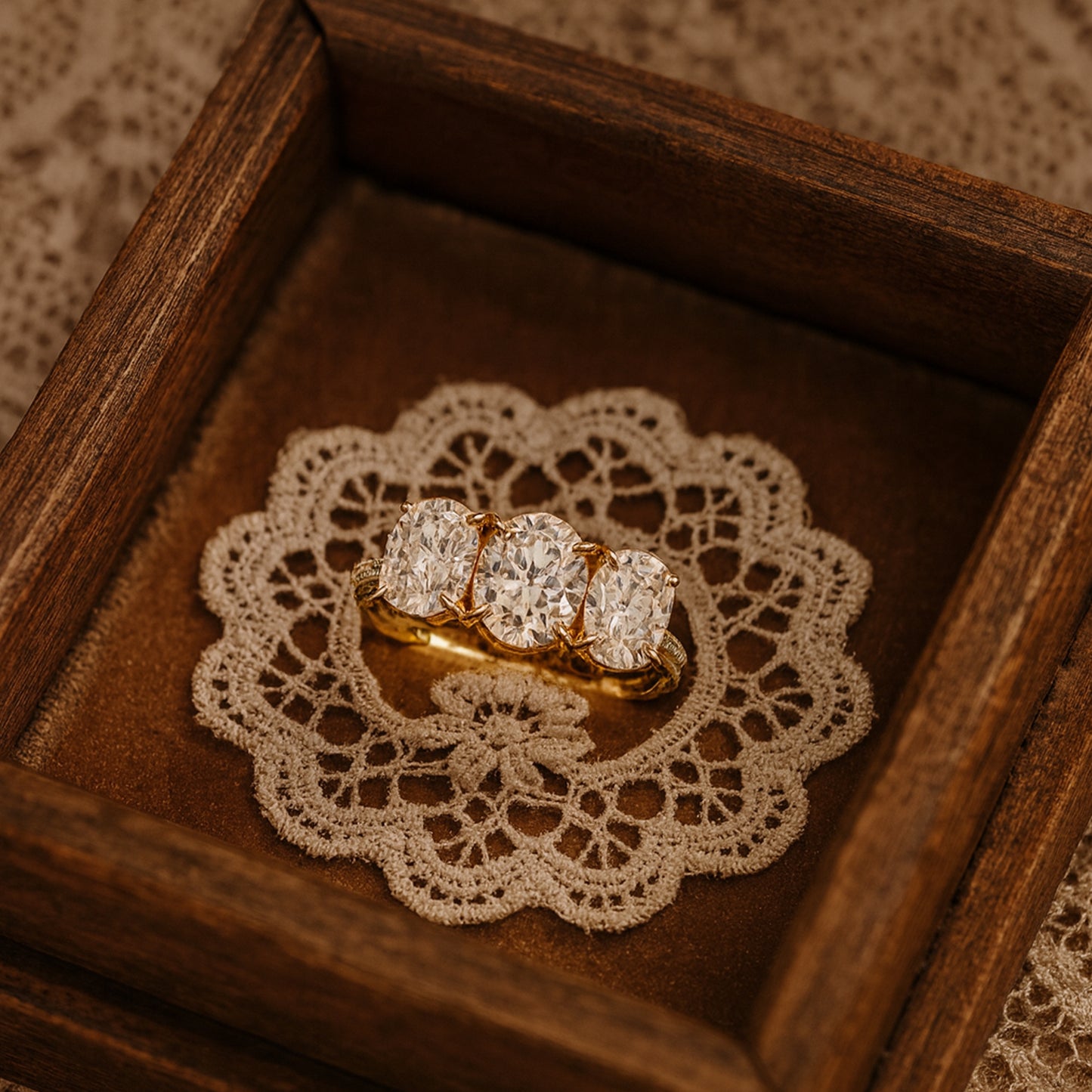 Oval Cut Diamond Solitaire Ring Gold Engagement