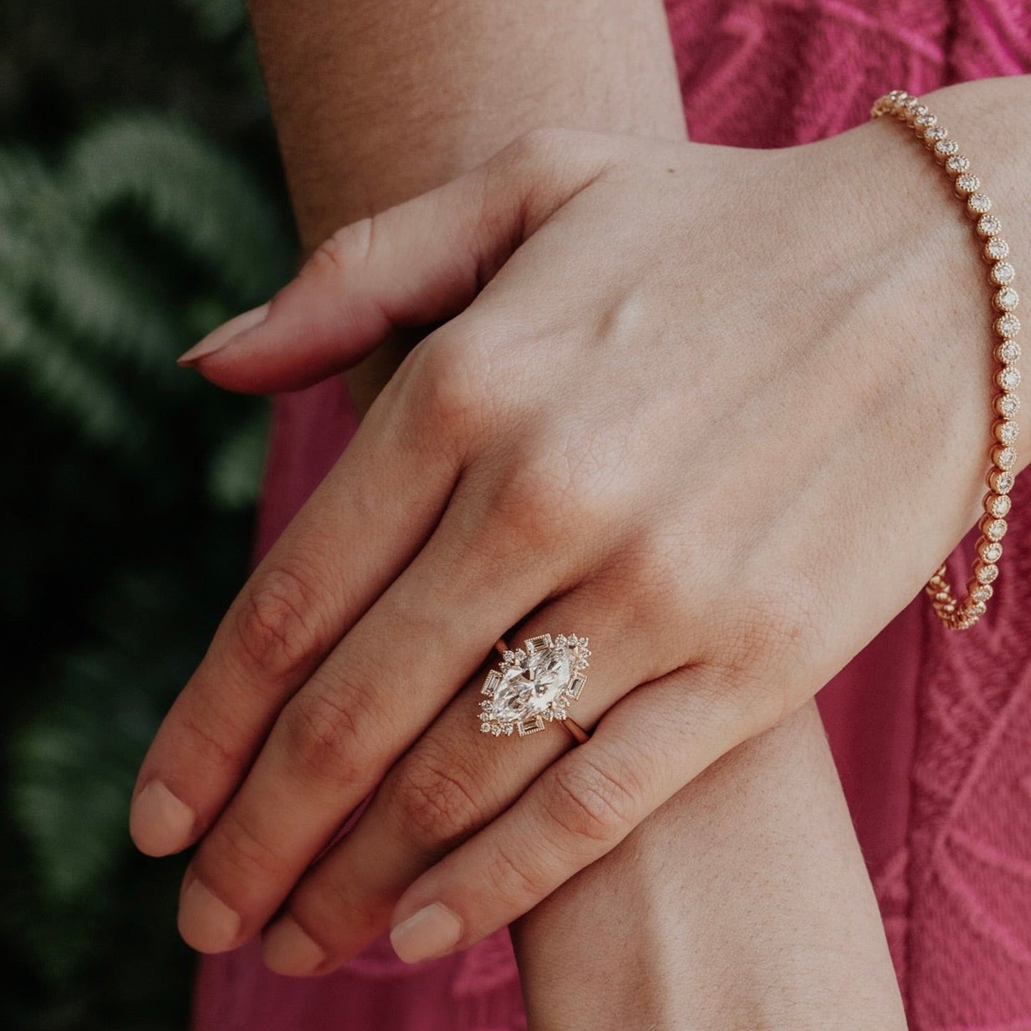 Handcrafted Moissanite Engagement Ring Featuring Square Setting, Ribbed Band Design, And Premium VVS1 Stone Quality
