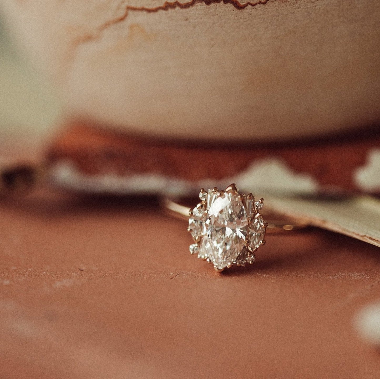 Wedding with Diamond Accents 14K Yellow Gold Rings Classic Women’s Engagement Ring in Platinum