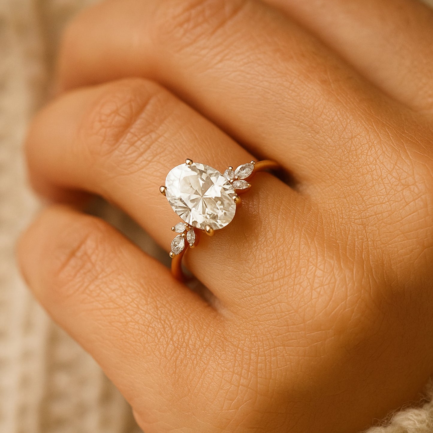 September Birthstone Ring Asscher Cut Trapezoid Side Stone Wedding Engagement Band Jewelry Anniversary Proposal