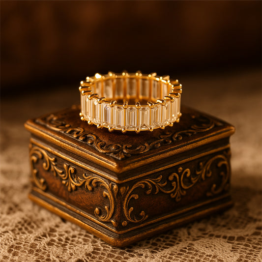 Full Eternity Lab-Grown Diamond Band VVS1 Clarity - Ethical Luxury Worldwide Shipping