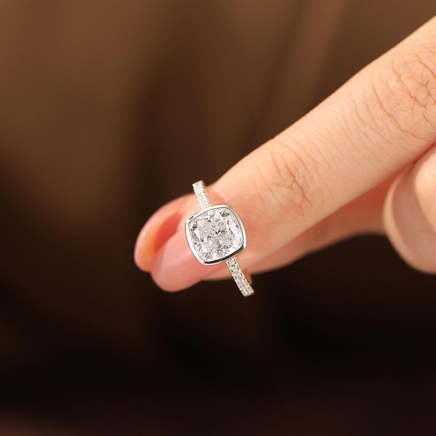 Wedding Bands for Women Sterling Silver Moissanite Engagement Rings USA jewelry brands