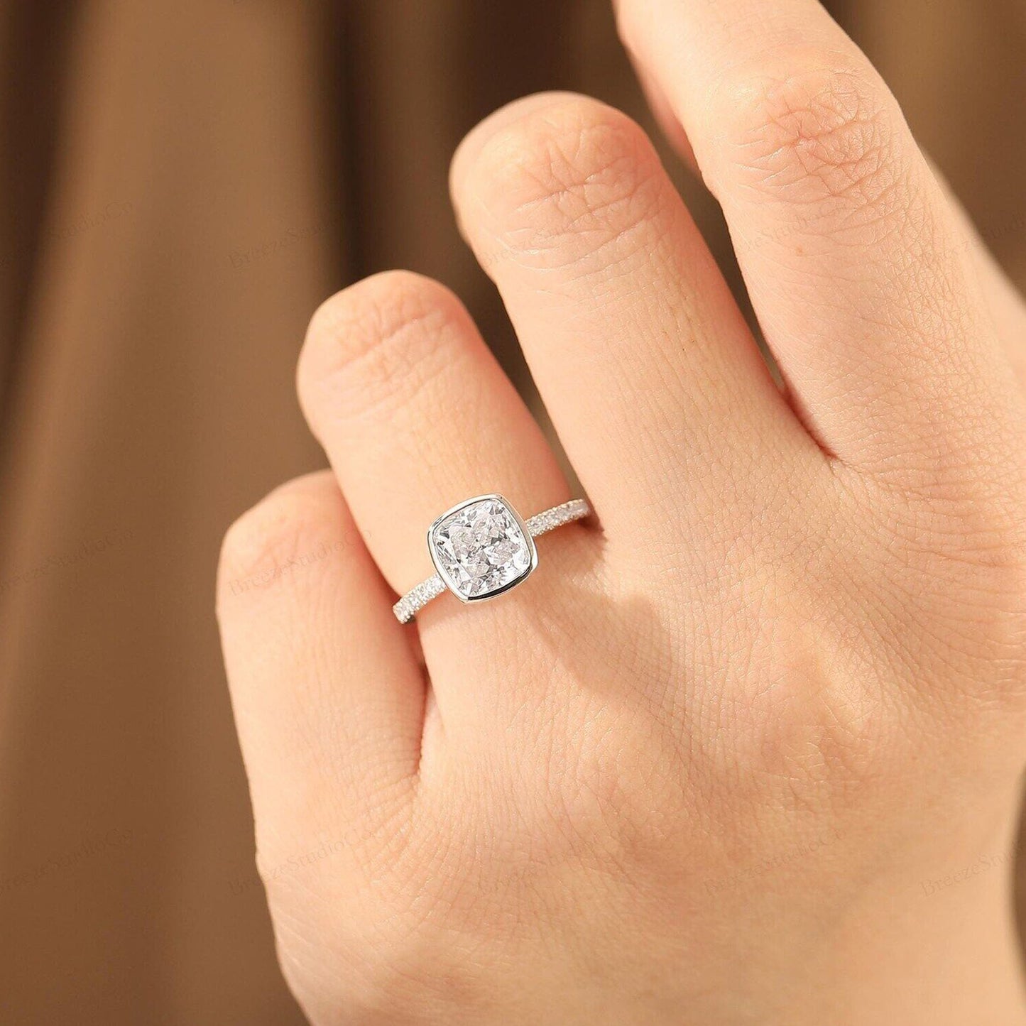 Wedding Bands for Women Sterling Silver Moissanite Engagement Rings USA jewelry brands
