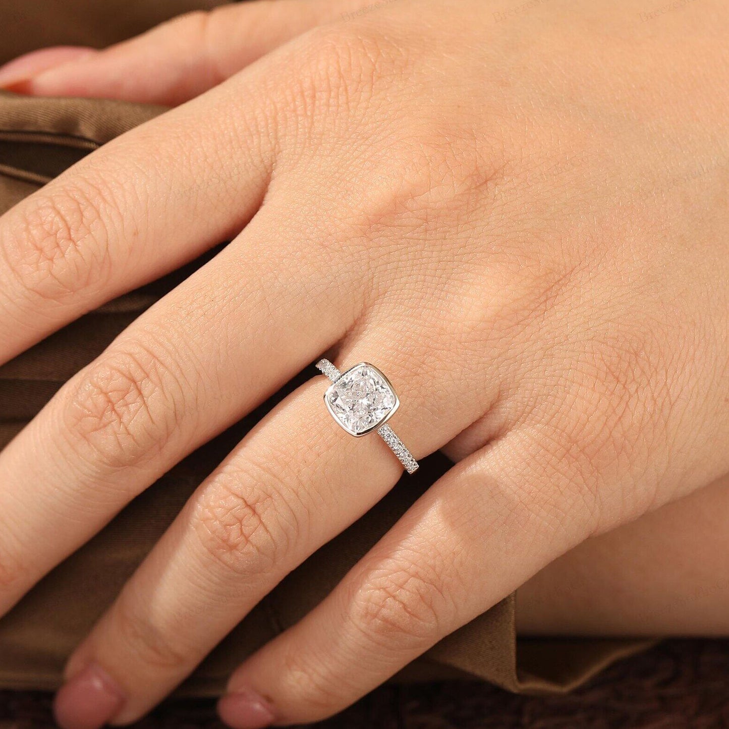 Wedding Bands for Women Sterling Silver Moissanite Engagement Rings USA jewelry brands