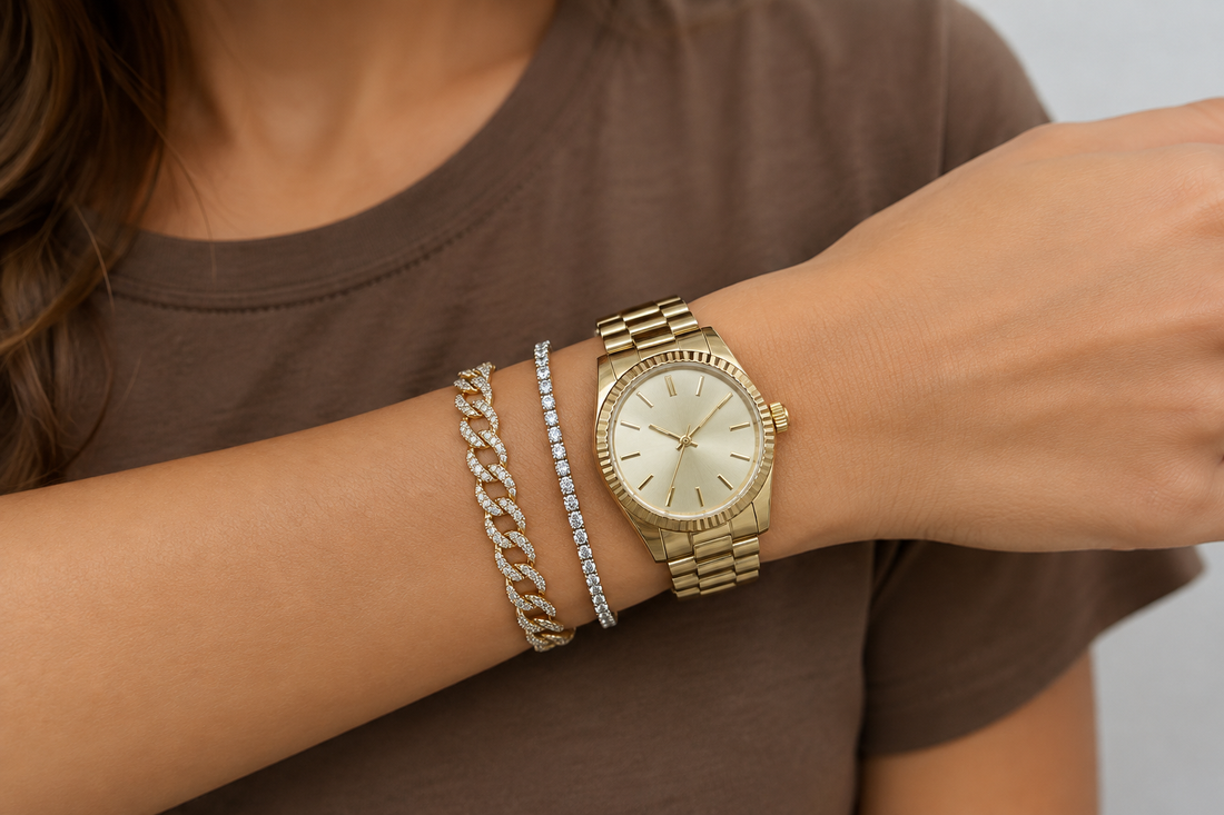 How to Wear a Tennis Bracelet with a Watch