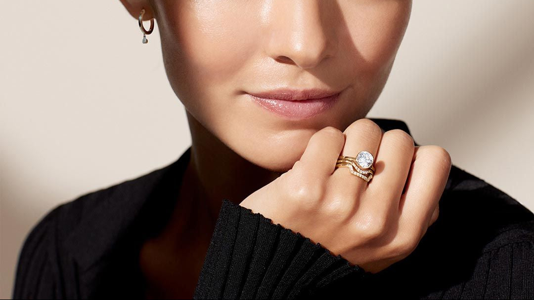 How Do You Wear a Wedding Band with an Engagement Ring?