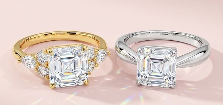 Asscher Cut Engagement Rings