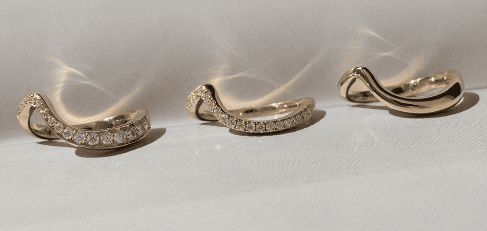 Curved Wedding Bands