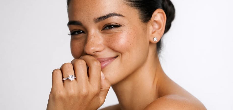 Pave Engagement Rings