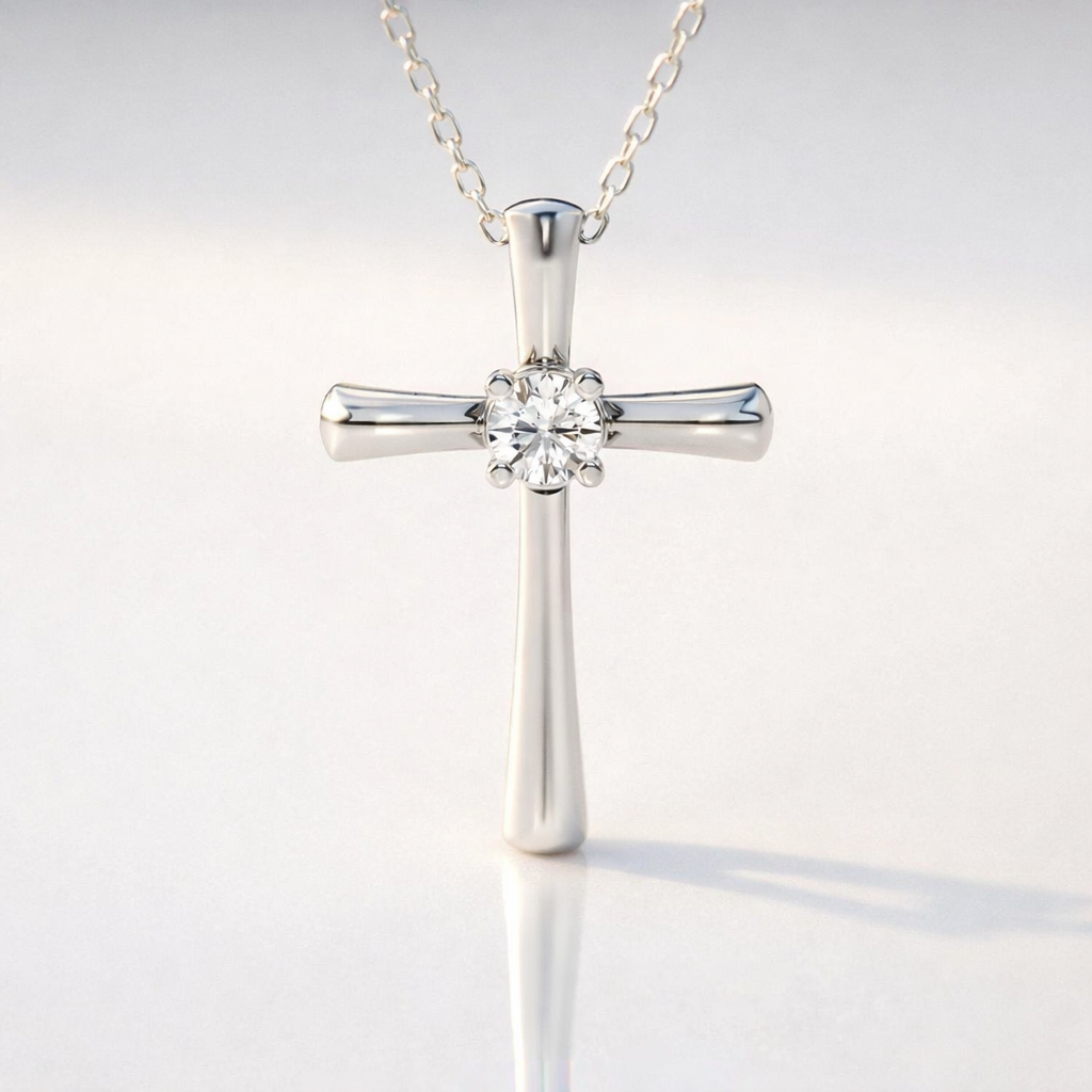 14K Gold Cross Pendant