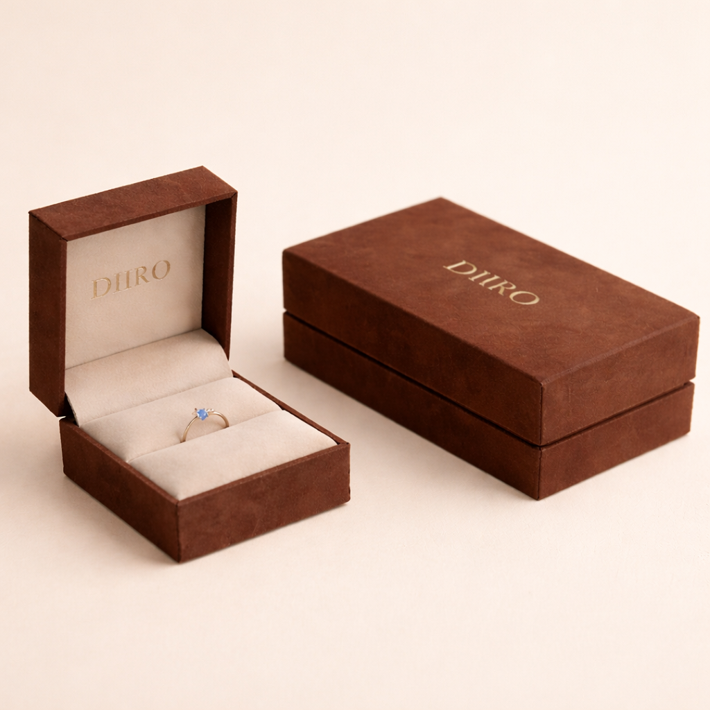 Rose Gold Emerald Cut Sapphire Ring

