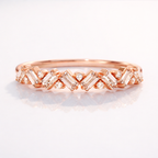 Custom Baguette Cut Diamond Wedding Band With Sleek Minimal Design

