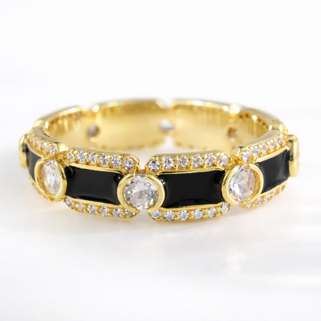 Unique Wedding Band Round Cut Moissanite Lab Grown Diamond Ring.
