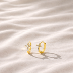 Cross Earrings Women Gold Cross Earrings Diamond Earrings
