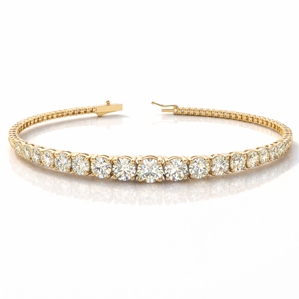 Lab grown diamond tennis bracelet for women
