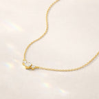 Past Present Future Gift For Her Featuring Three Stone Pendant And Trio Pendant Design
