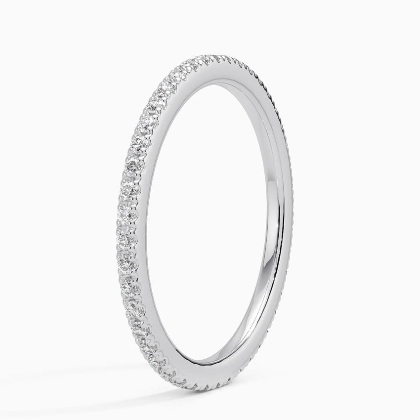 Round Cut Full Eternity Women's Wedding Band