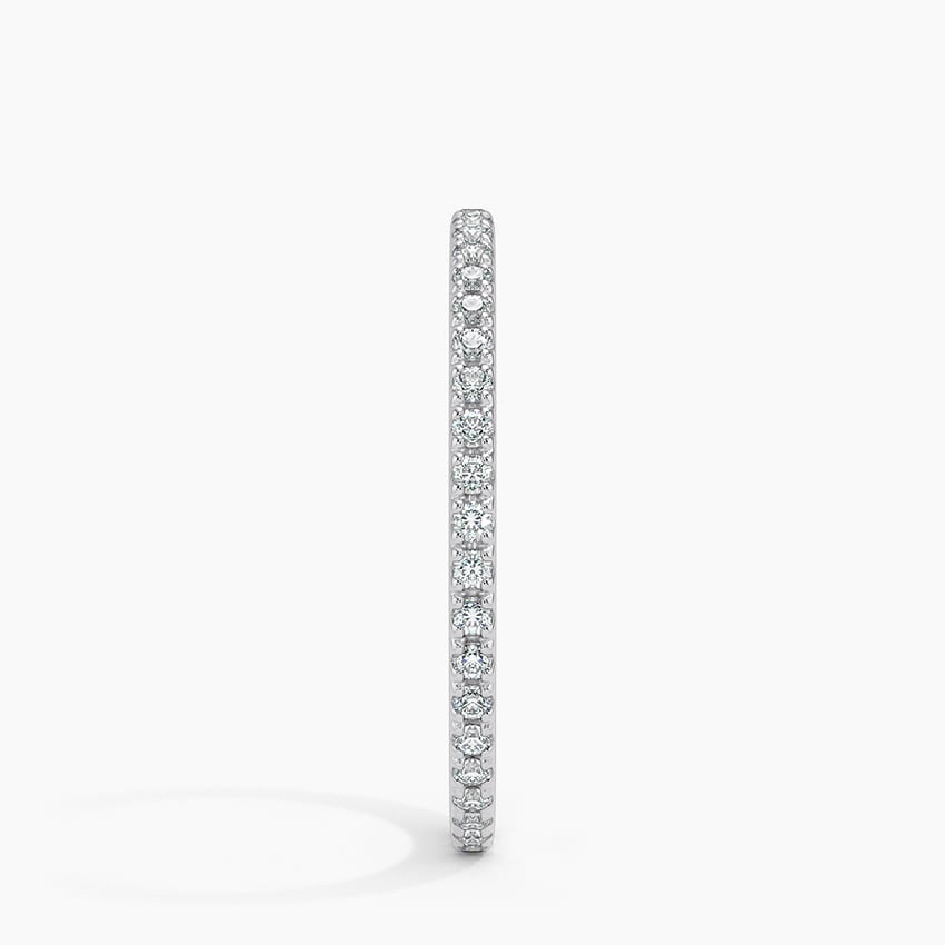 Round Cut Full Eternity Women's Wedding Band
