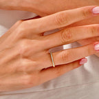 Yellow gold cushion cut halo engagement ring band set
