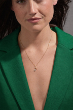 Pendant Music Style Featuring Music Note Pendant And Round Cut Diamond Or Moissanite
