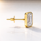 White Gold Earrings Lab Grown Diamond Earrings Minimalist Dainty Studs Diiro.

