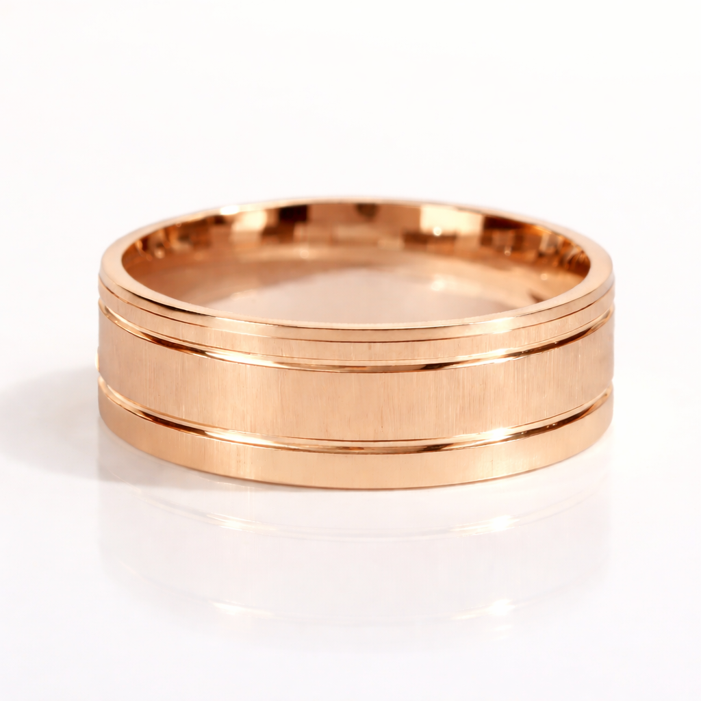 Beveled Edge Wedding Band High Polish Mens Band Shop Men's Wedding Bands.
