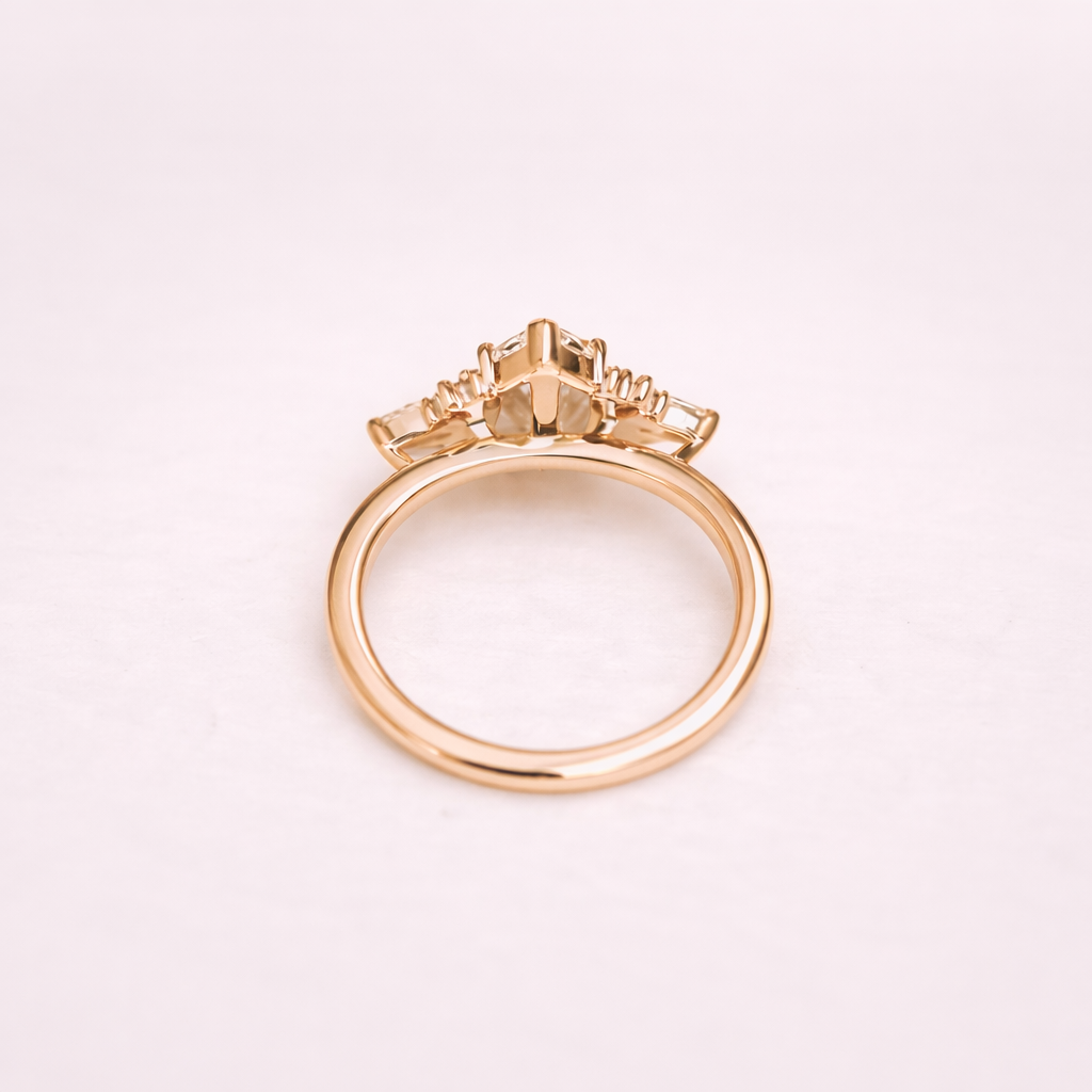 Marquise Moissanite Ring