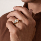 Male Signet Ring Gold Mens Wedding Band Shop Men's Wedding Bands Diiro.

