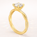 Lab Grown Round Diamond Ring
