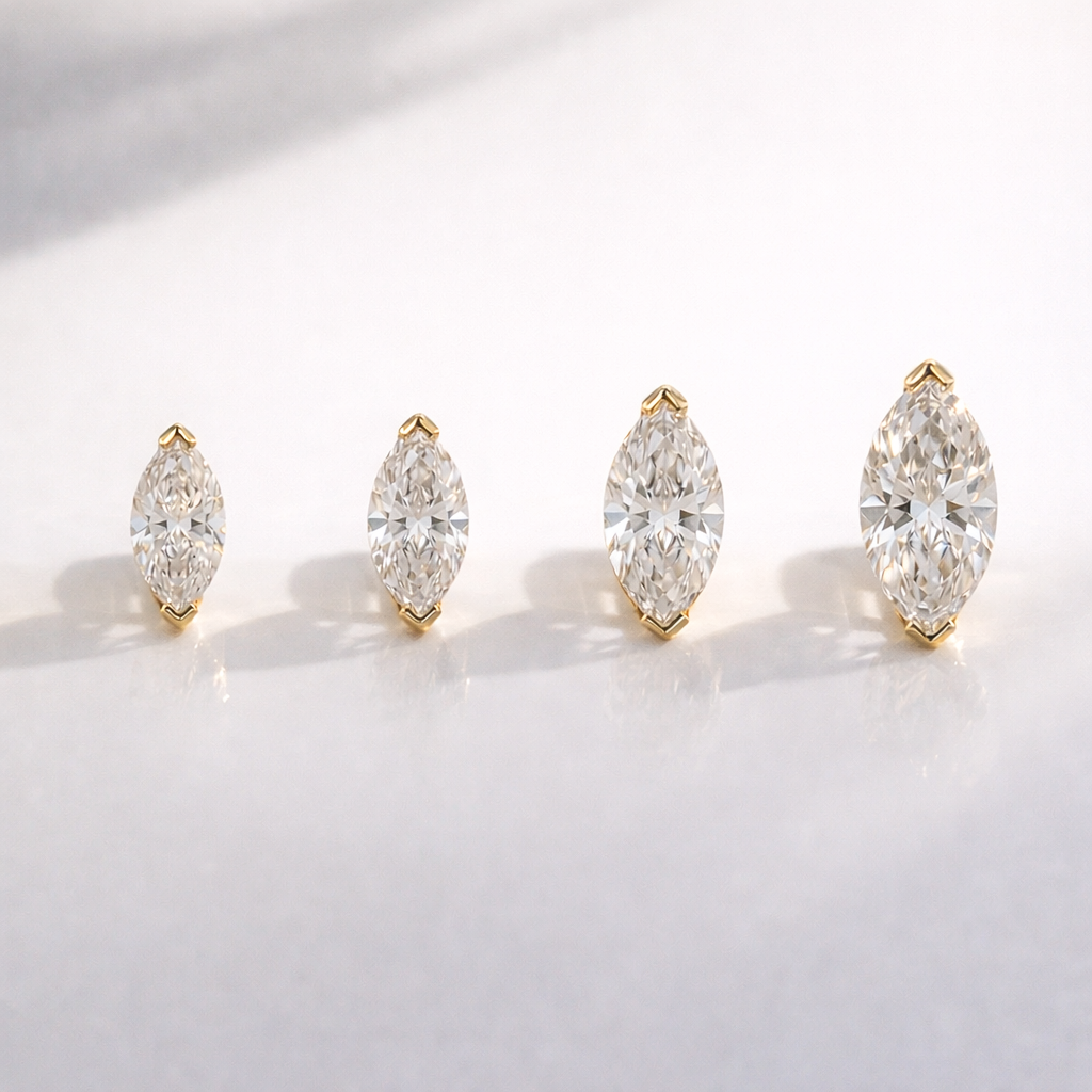 14K Gold Cross Pendant With A Sparkling Round-Cut Diamond In Prong Setting.
