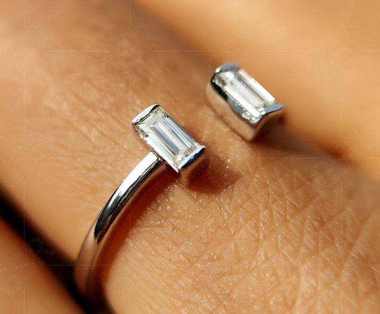 Women Wedding Ring Featuring Open Band Style