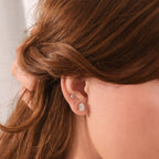 Pear Diamond Earrings Moissanite Stud Earrings Lab Grown Diamond Earrings.
