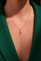 Moissanite Pendant In Music Note Pendant Design With Bezel Setting By Diiro
