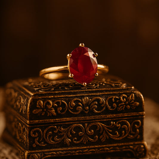 January Birthstone Ring Perfect for Stacking Anniversary or Engagement Gift 
