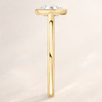 Custom Protective Bezel For Ring Designs To Secure A Center Stone.

