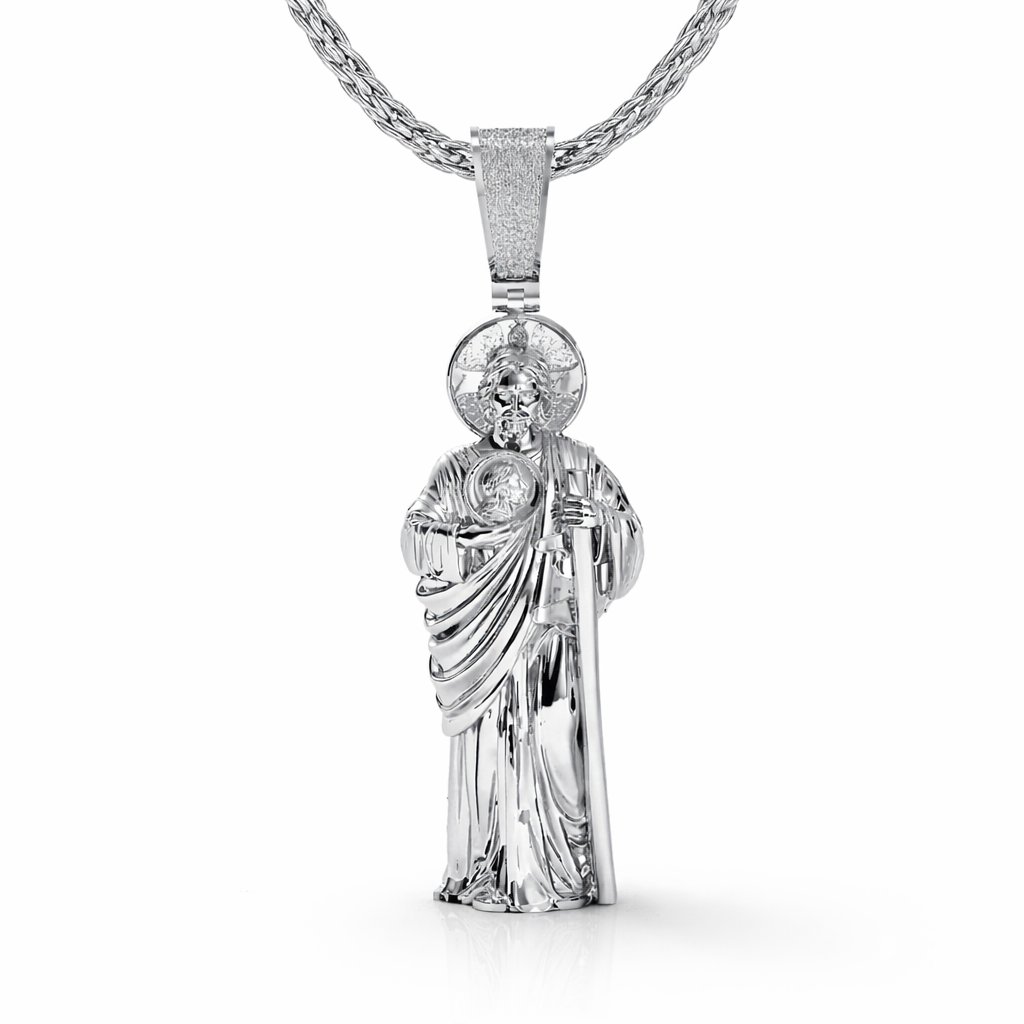 Saint Jude Pendant Gold Yellow Gold Pendant Custom Pendant Diiro Pendant
