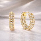 Lab Grown Diamond Earrings Diamond Huggie Earrings
