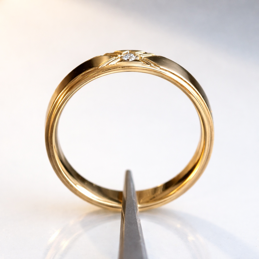 Moissanite Ring Men Mens Art Deco Wedding Band Unisex Band Diamond Ring.
