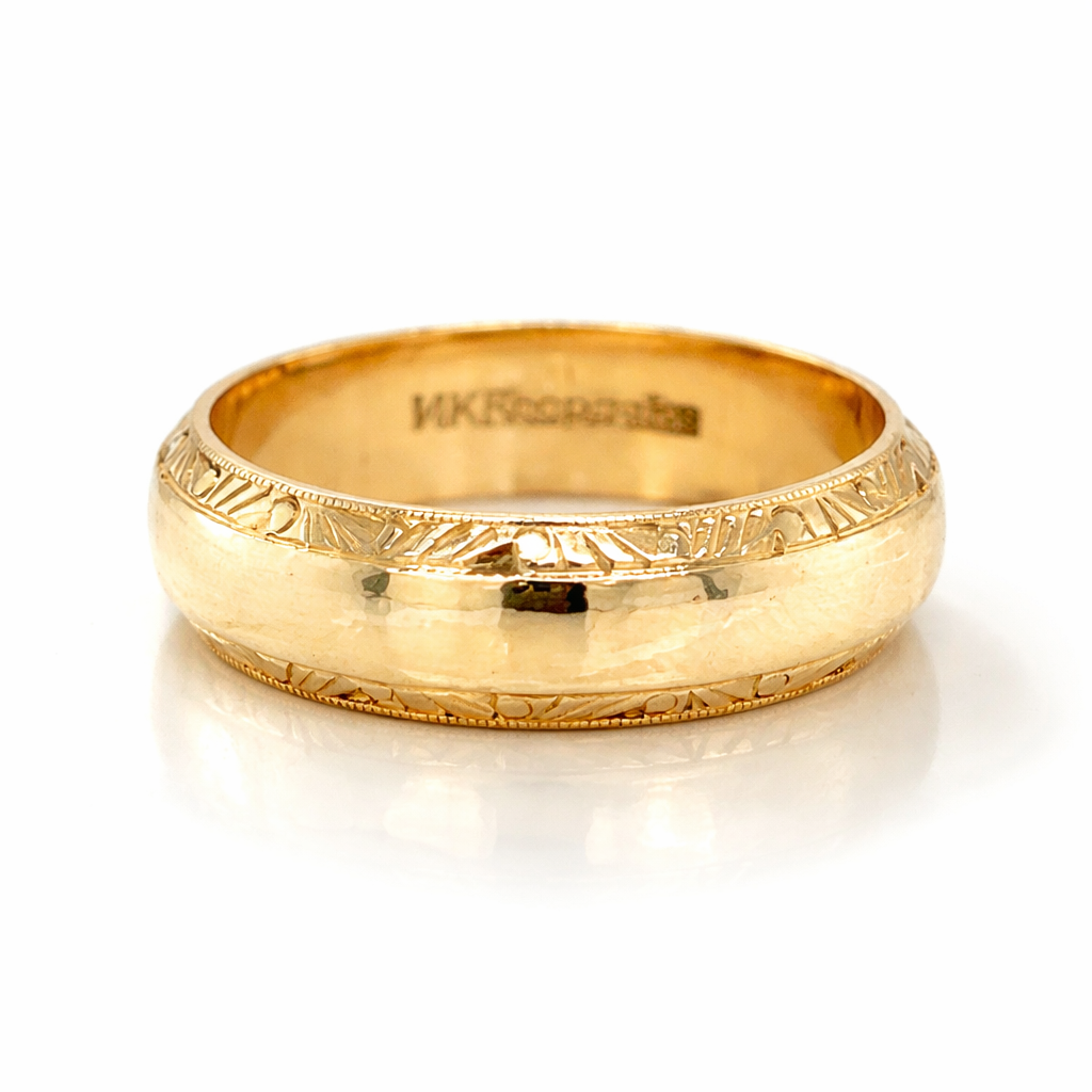 Engraved Wedding Band Wedding Band Engraving Sleek Polish Wedding Band Diiro.
