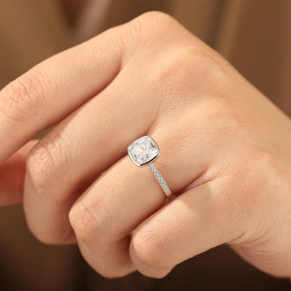 Wedding Bands for Women Sterling Silver Moissanite Engagement Rings USA jewelry brands