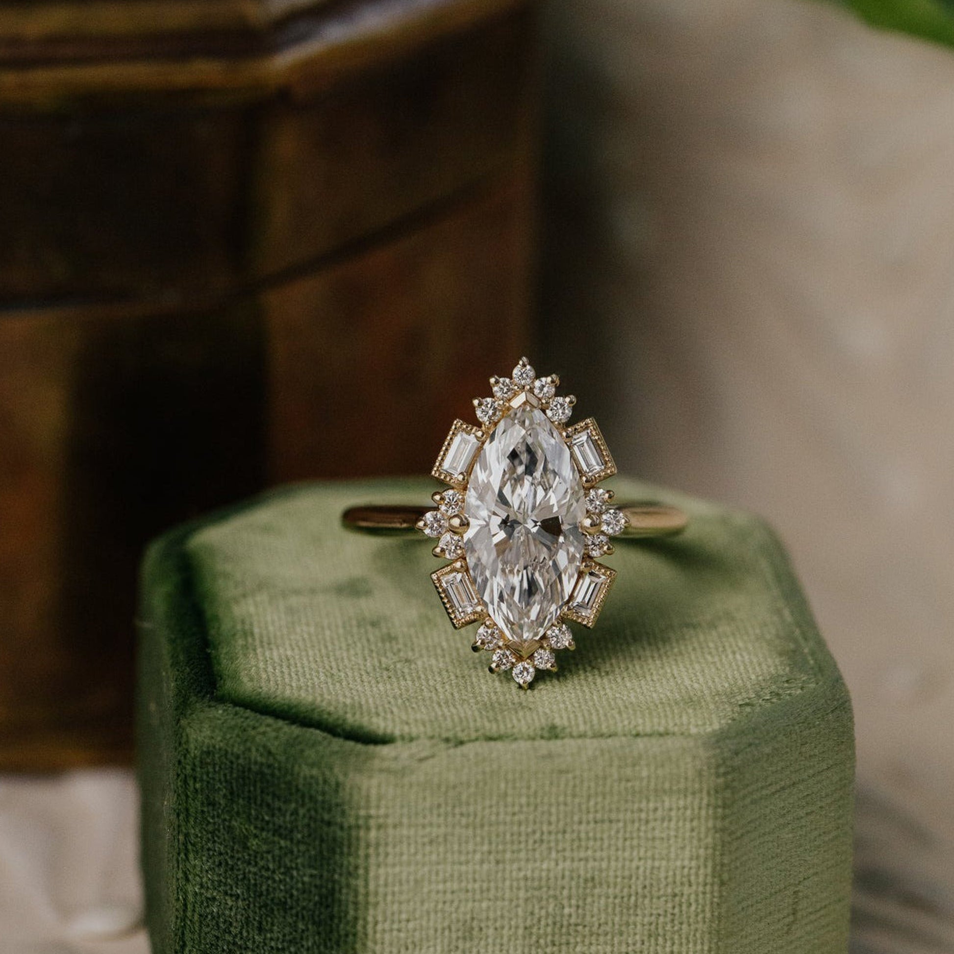 2.50 Carat Moissanite Engagement Ring In White Gold, Yellow Gold, Rose Gold, Or Sterling Silver With Square Setting