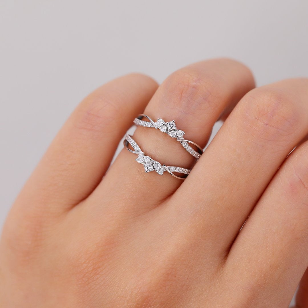 Diiro Enhancer Rings Wedding Band With Handmade Detail