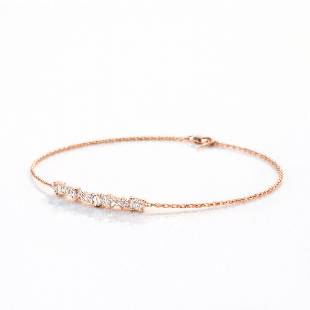 Luxury mixed diamond tennis bracelet
