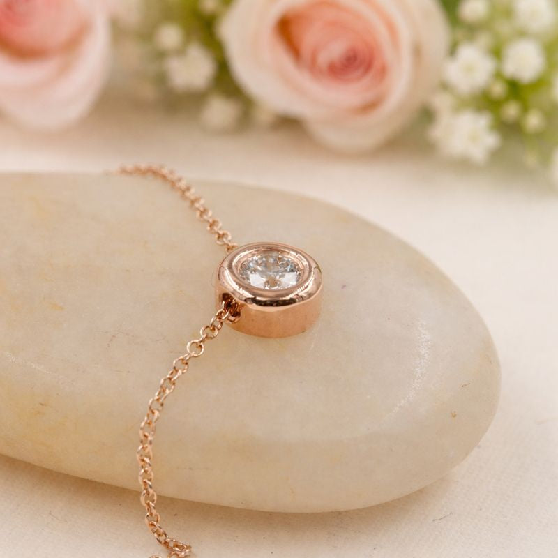 Moissanite Pendant In Bezel Setting Pendant Design With Minimal Pendant Finish
