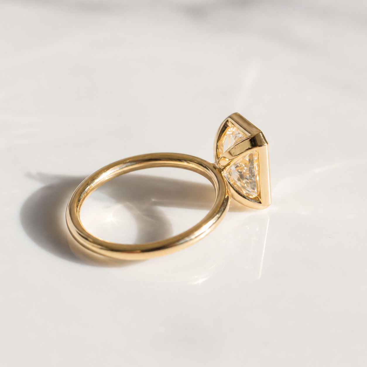 Radiant Cut Engagement Ring Engagement Ring Radiant Cut Pave Band Ring.
