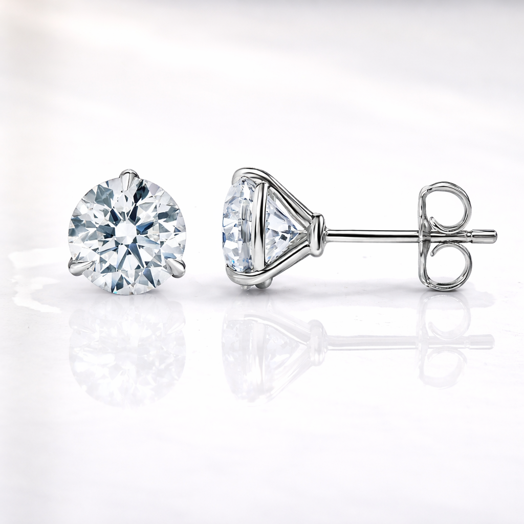 Diamond Stud Earrings
