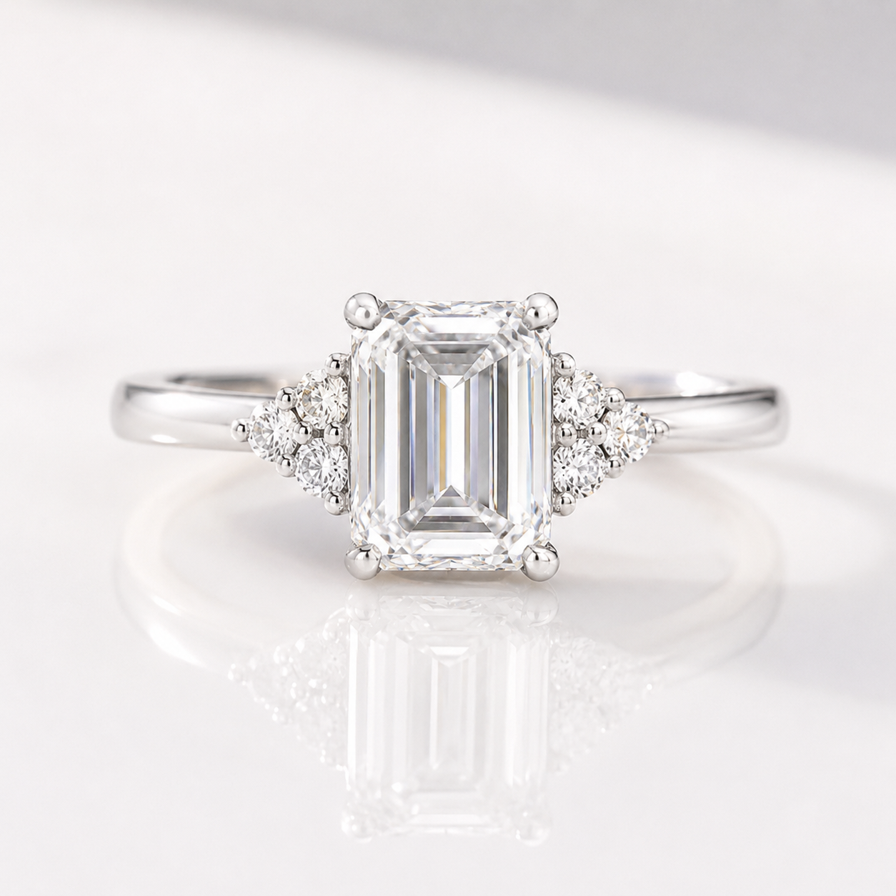 Emerald and Diamond Ring Emerald Diamond Ring